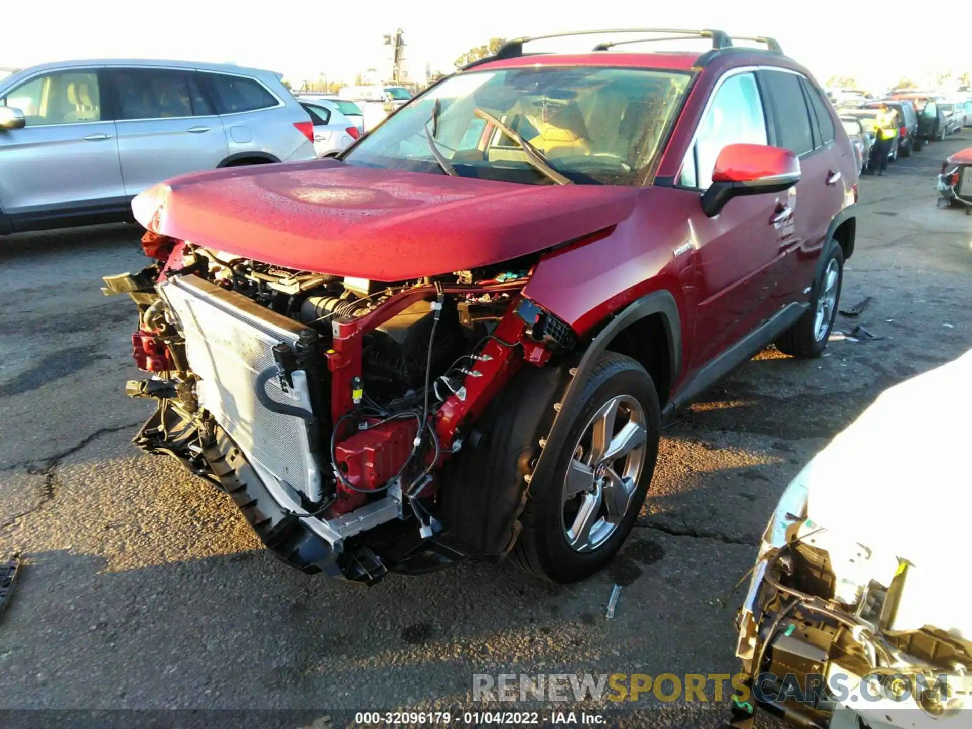 2 Photograph of a damaged car 4T3DWRFV7LU007812 TOYOTA RAV4 2020