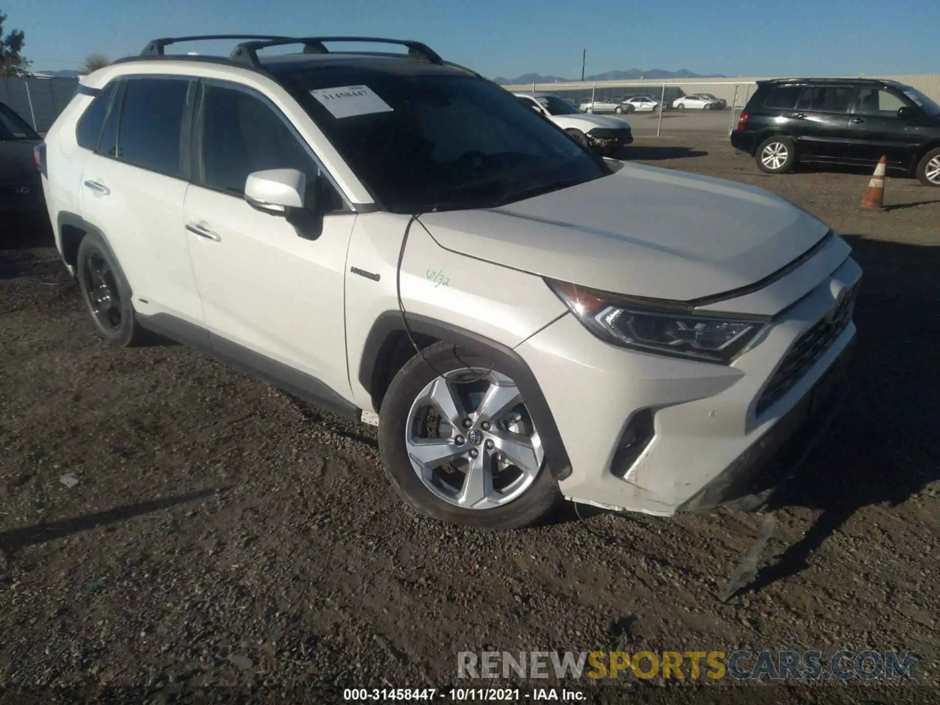 1 Photograph of a damaged car 4T3DWRFV8LU004983 TOYOTA RAV4 2020