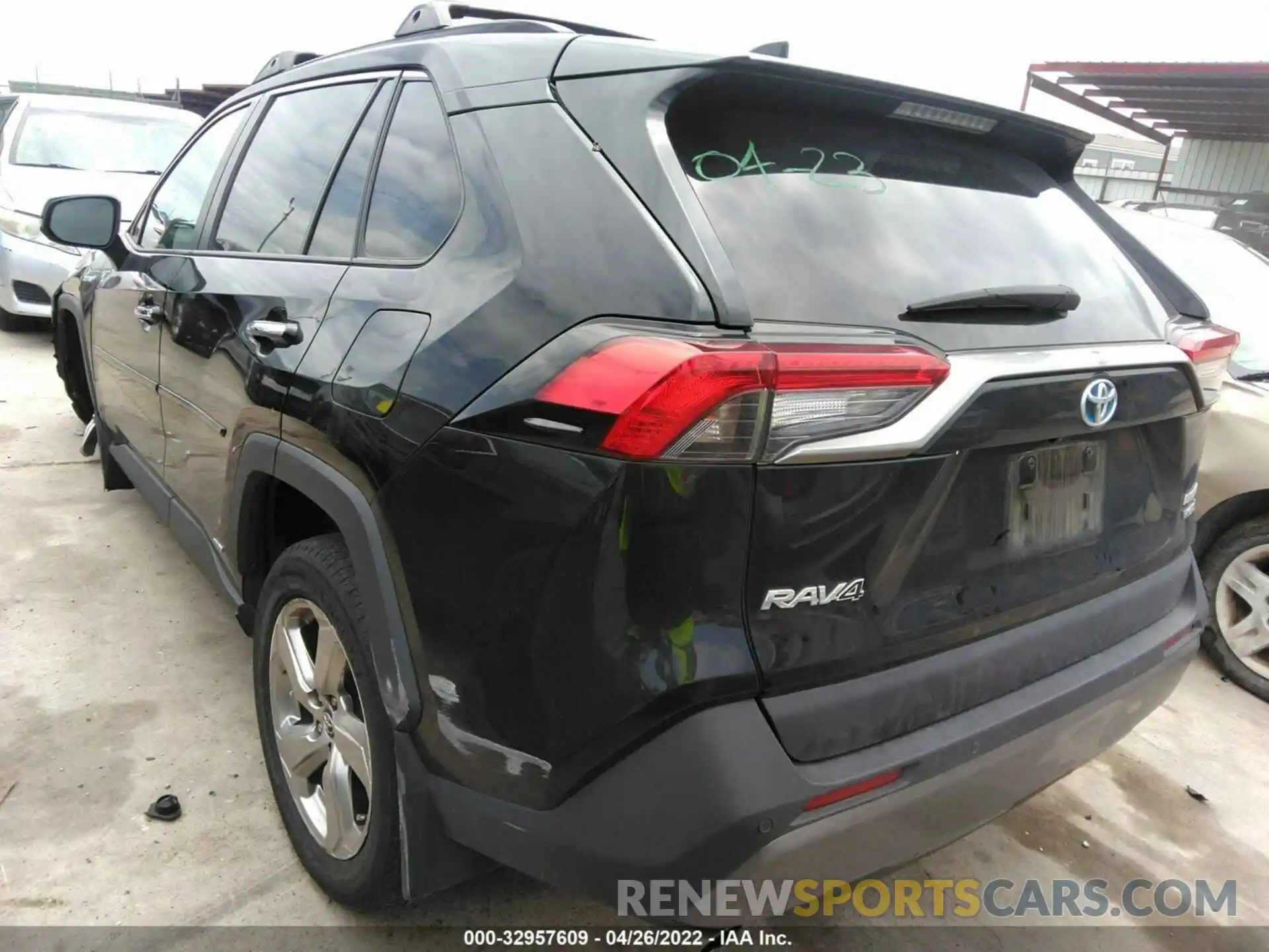 3 Photograph of a damaged car 4T3DWRFV8LU005373 TOYOTA RAV4 2020