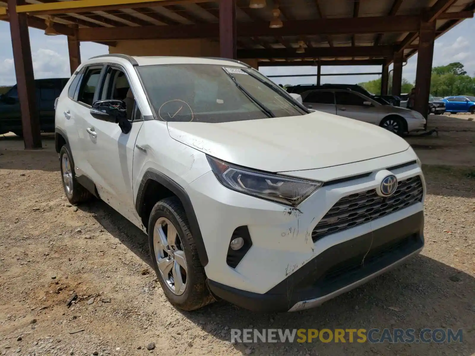 1 Photograph of a damaged car 4T3DWRFV8LU009259 TOYOTA RAV4 2020