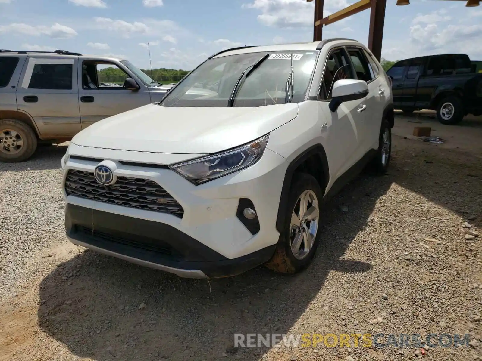 2 Photograph of a damaged car 4T3DWRFV8LU009259 TOYOTA RAV4 2020