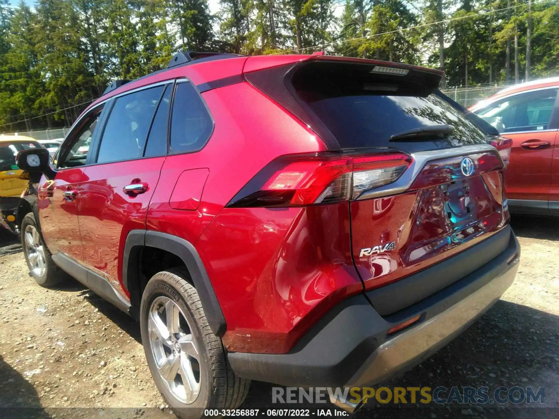 3 Photograph of a damaged car 4T3DWRFV9LU009464 TOYOTA RAV4 2020