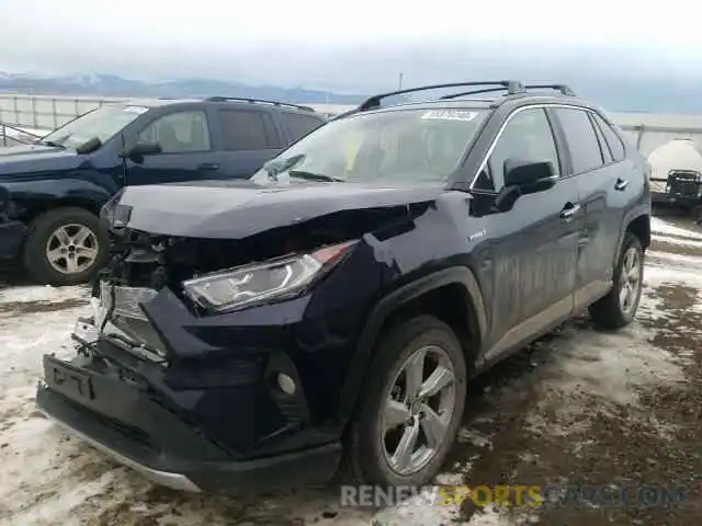 2 Photograph of a damaged car 4T3DWRFVXLU006704 TOYOTA RAV4 2020