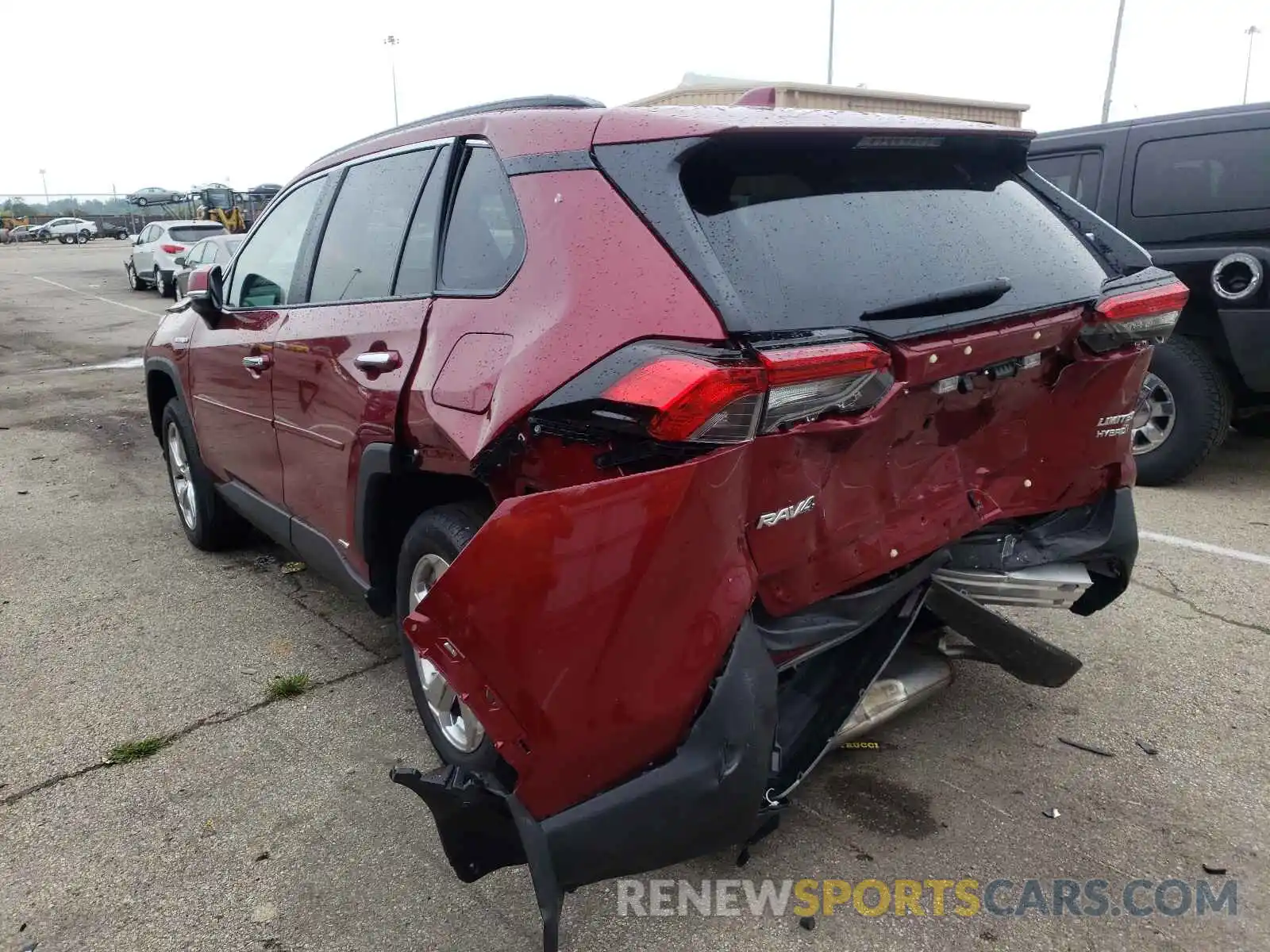 3 Photograph of a damaged car 4T3DWRFVXLU008727 TOYOTA RAV4 2020