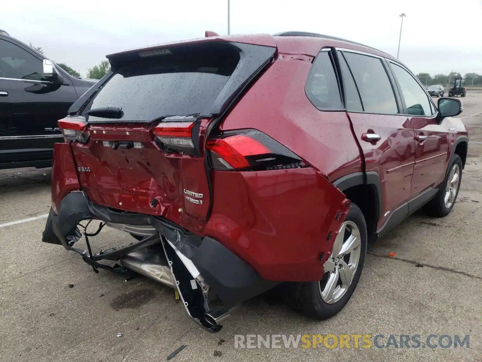 4 Photograph of a damaged car 4T3DWRFVXLU008727 TOYOTA RAV4 2020