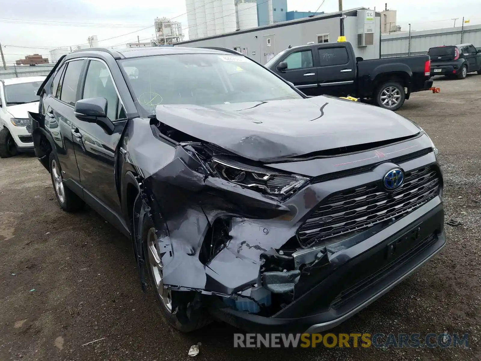 1 Photograph of a damaged car 4T3DWRFVXLU010767 TOYOTA RAV4 2020