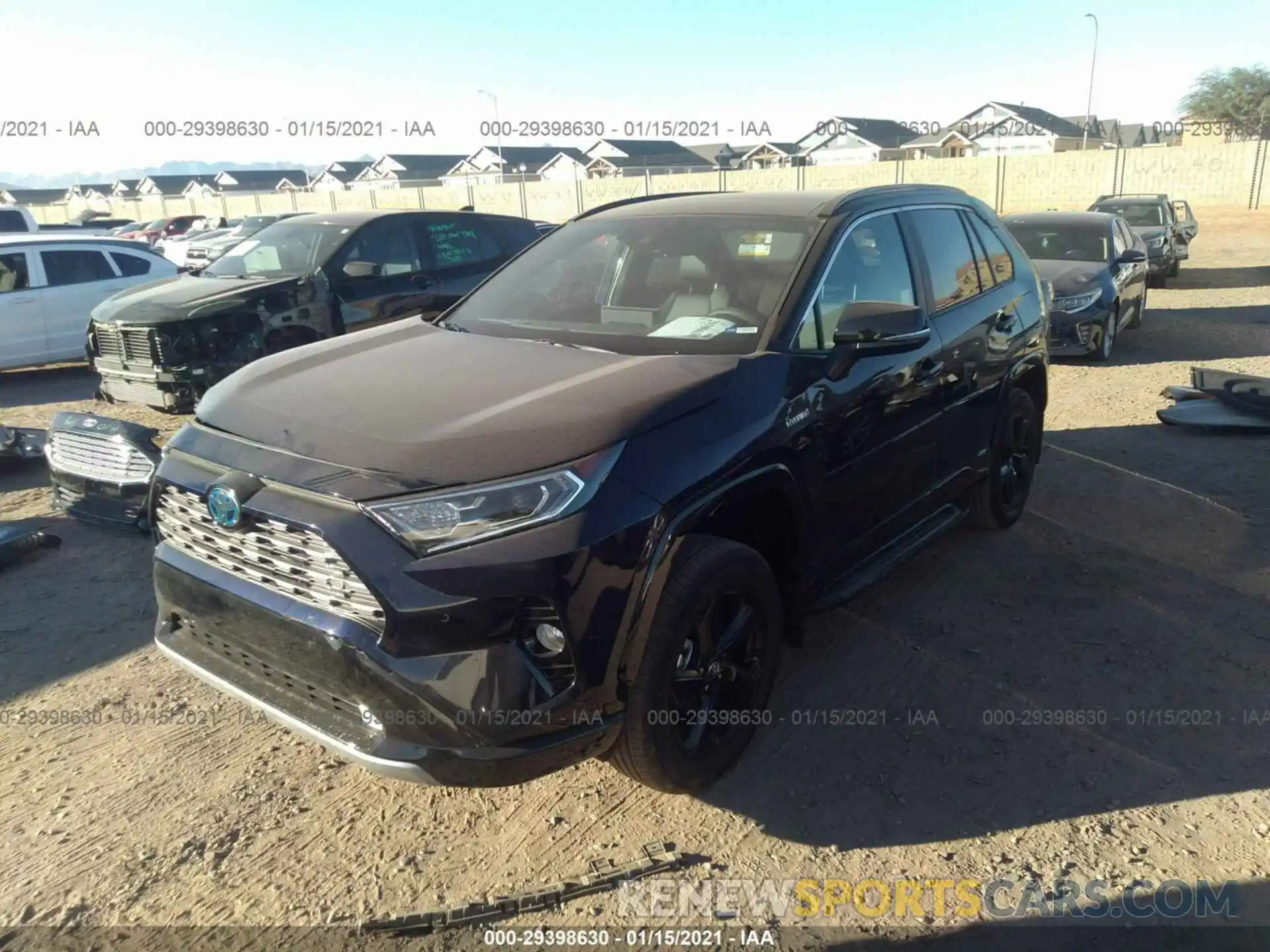 2 Фотография поврежденного автомобиля 4T3E6RFV0LU005615 TOYOTA RAV4 2020