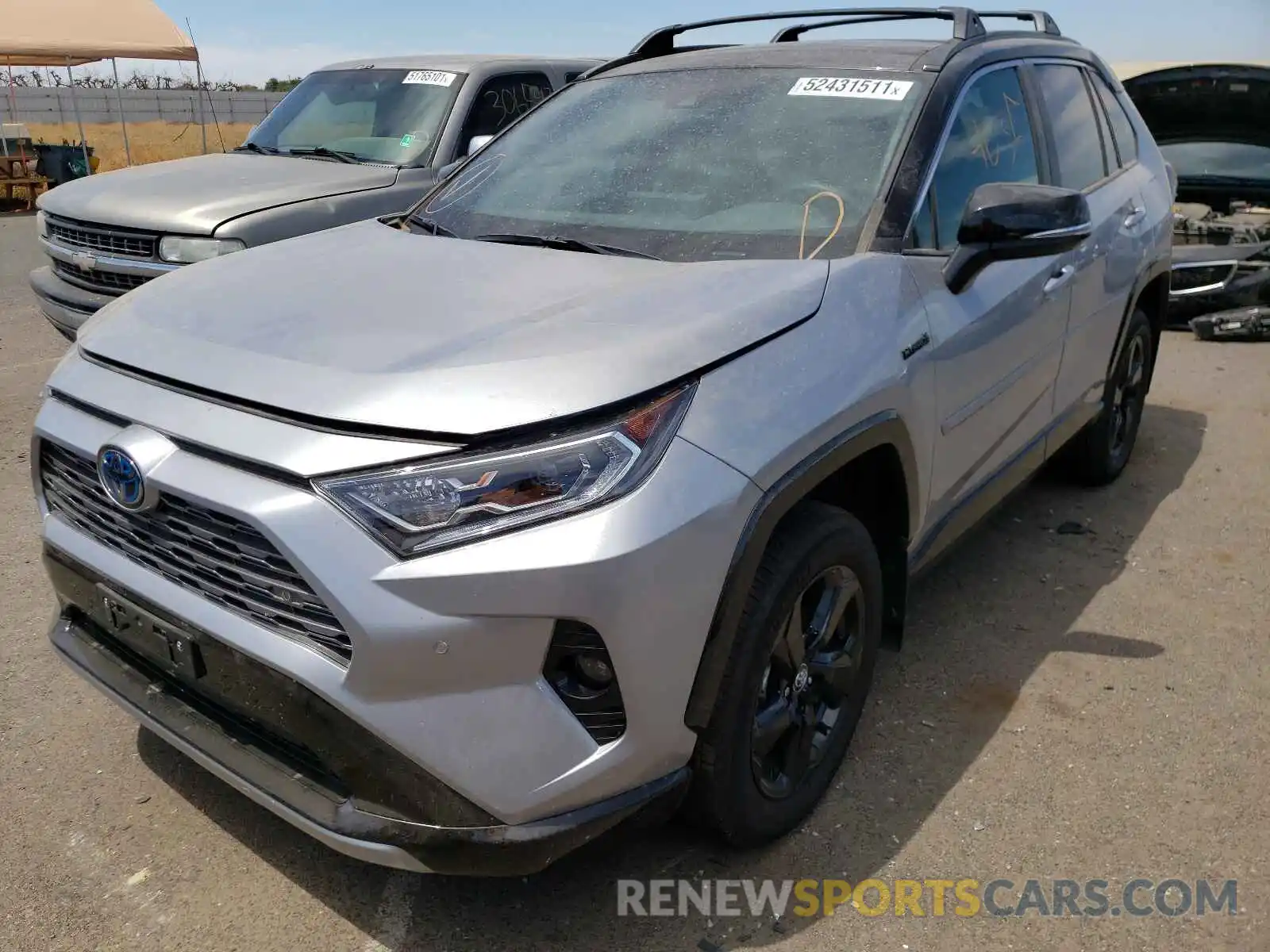 2 Фотография поврежденного автомобиля 4T3E6RFV4LU001437 TOYOTA RAV4 2020