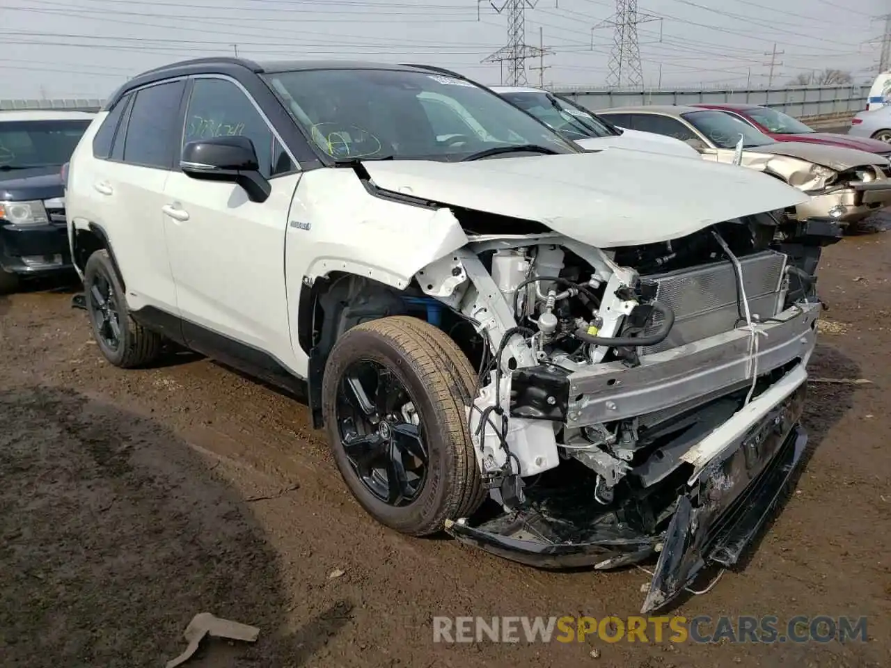 1 Photograph of a damaged car 4T3E6RFV6LU004291 TOYOTA RAV4 2020