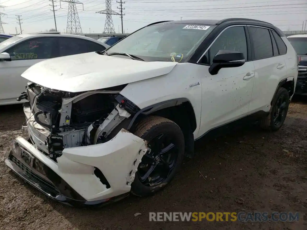 2 Photograph of a damaged car 4T3E6RFV6LU004291 TOYOTA RAV4 2020