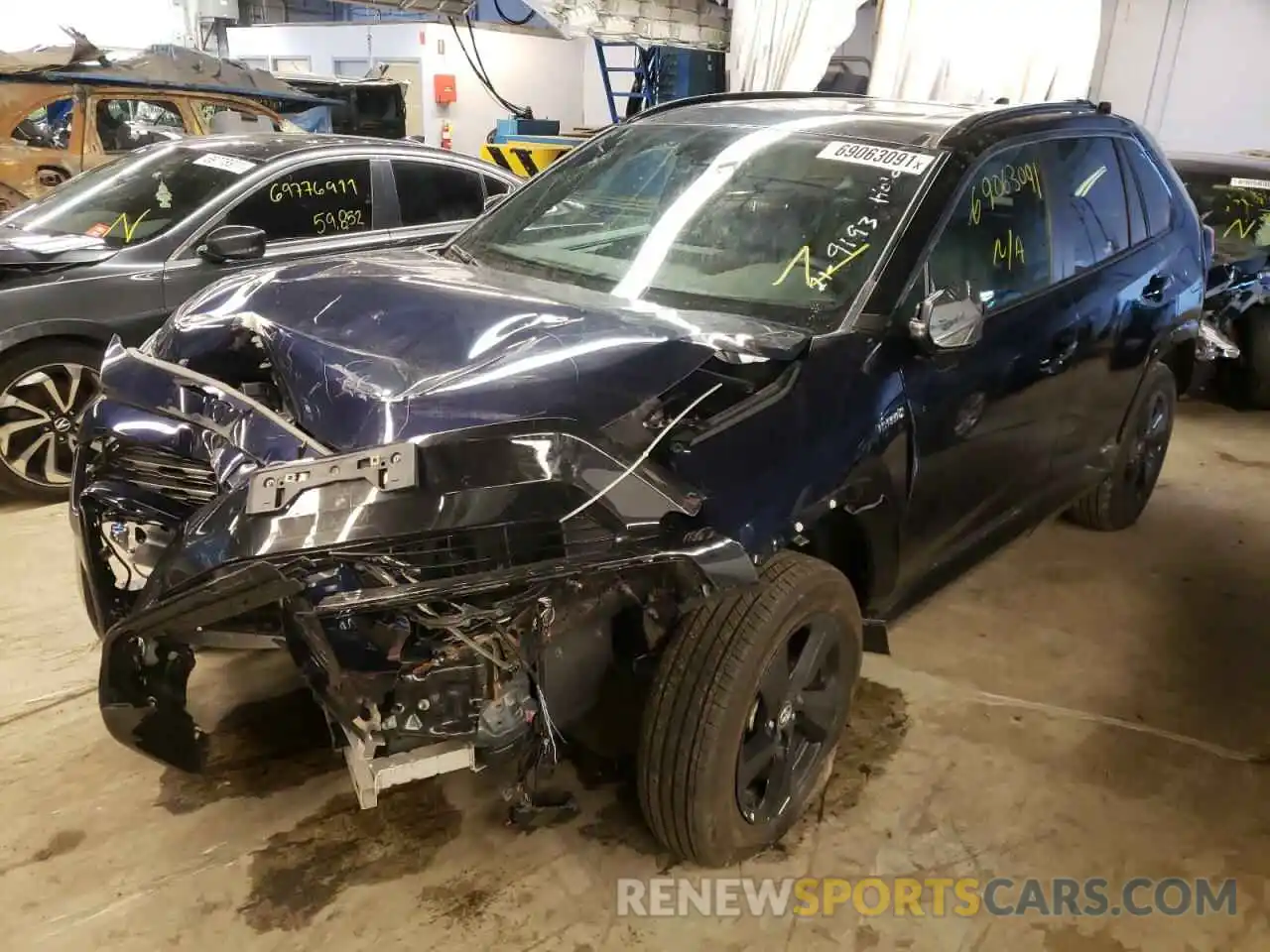 2 Photograph of a damaged car 4T3E6RFV9LU004124 TOYOTA RAV4 2020