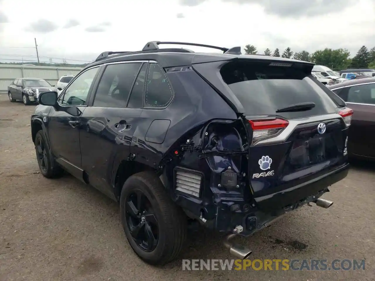 3 Photograph of a damaged car 4T3EWRFV0LU005128 TOYOTA RAV4 2020