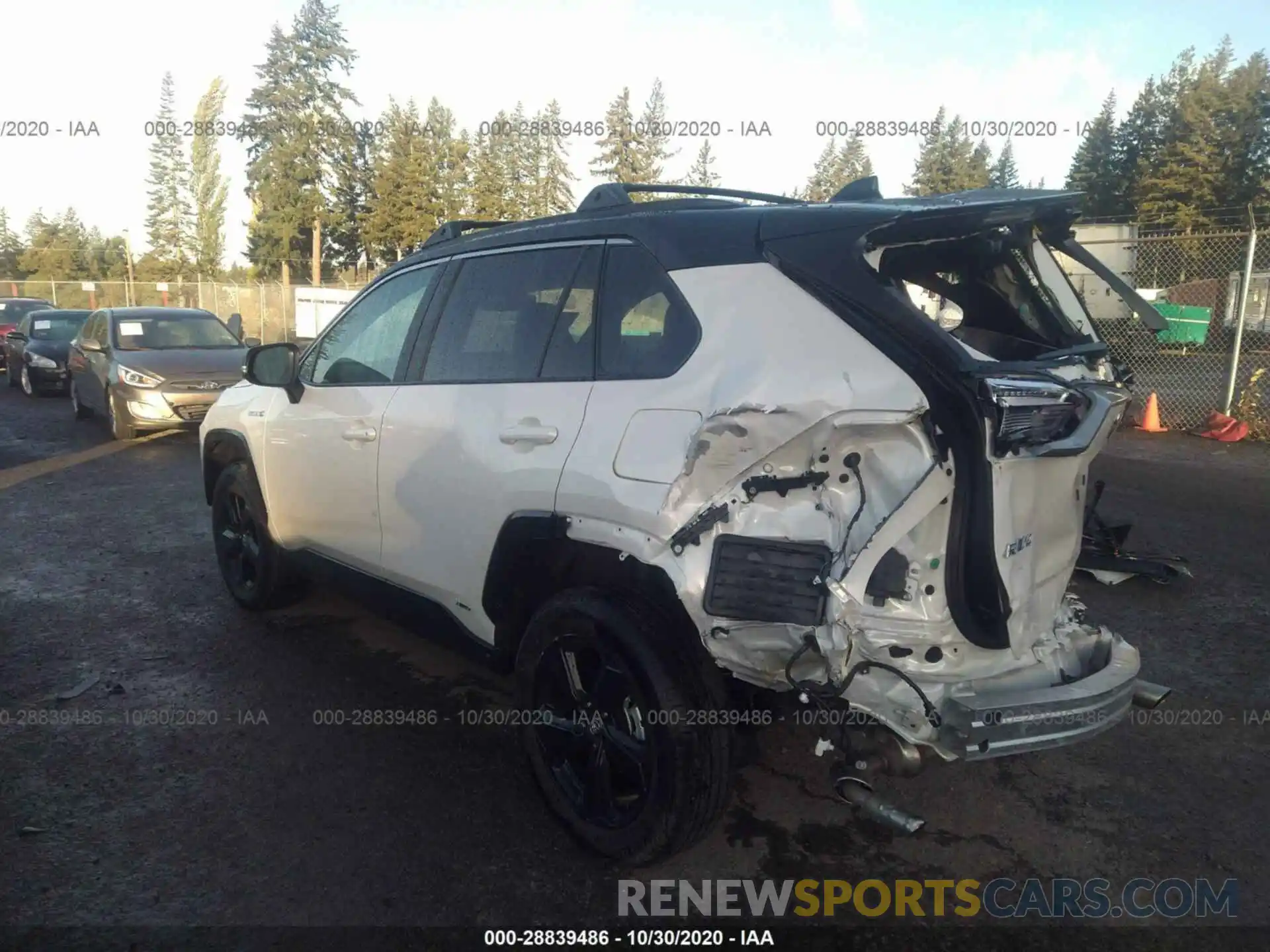 3 Photograph of a damaged car 4T3EWRFV0LU008353 TOYOTA RAV4 2020