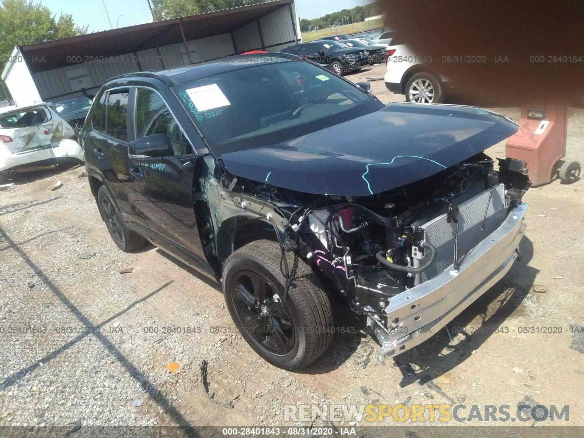 1 Photograph of a damaged car 4T3EWRFV1LU006515 TOYOTA RAV4 2020