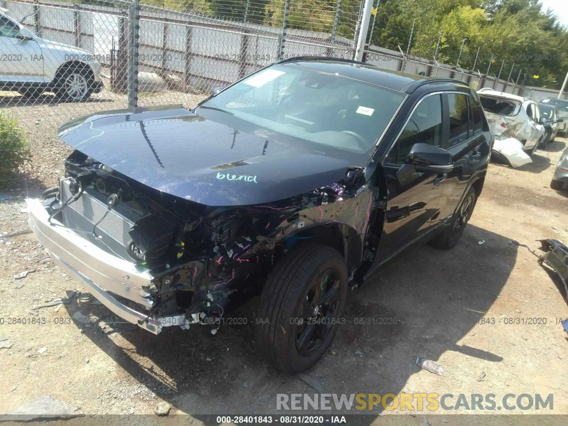 2 Photograph of a damaged car 4T3EWRFV1LU006515 TOYOTA RAV4 2020