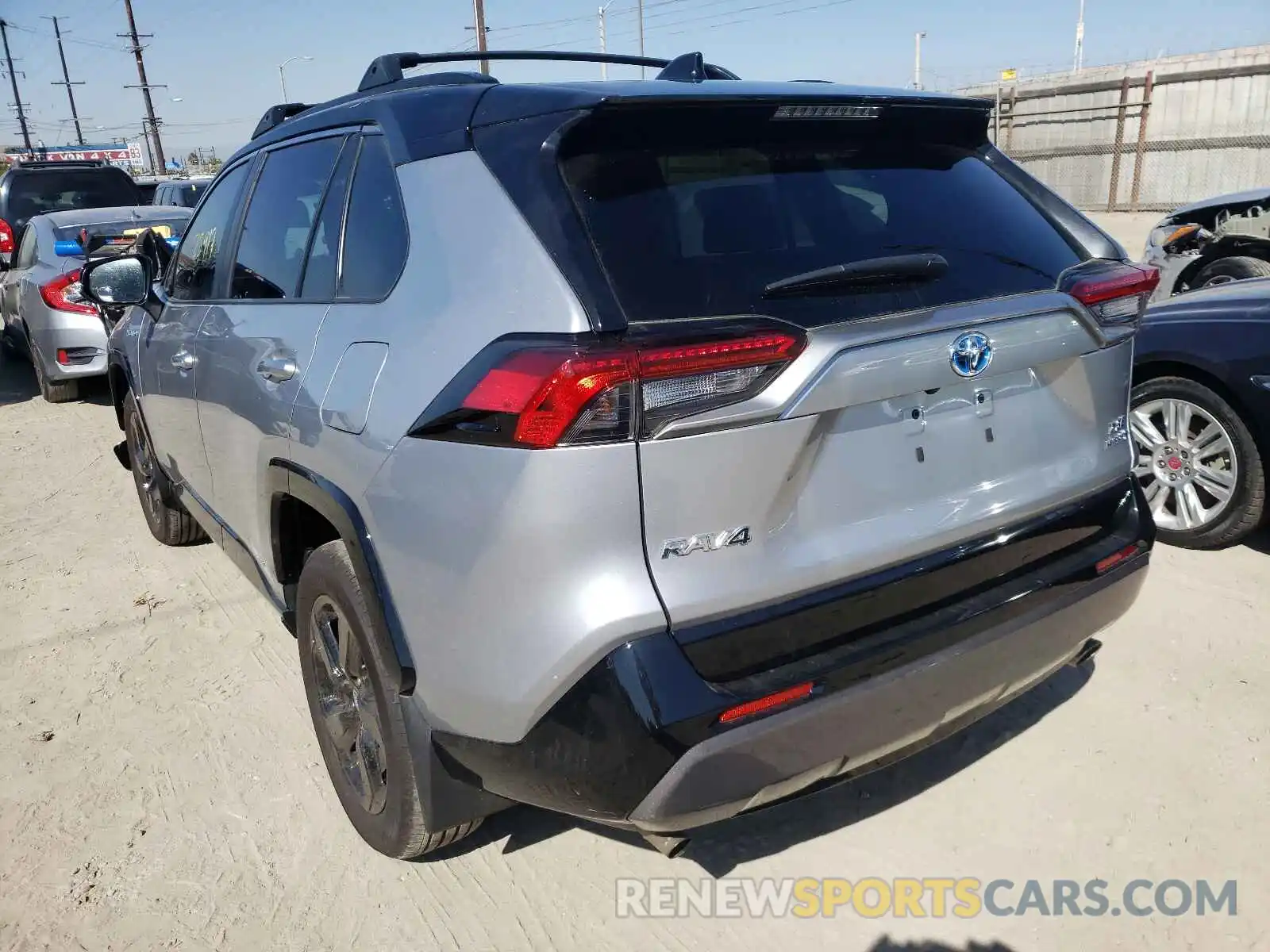 3 Photograph of a damaged car 4T3EWRFV1LU008717 TOYOTA RAV4 2020