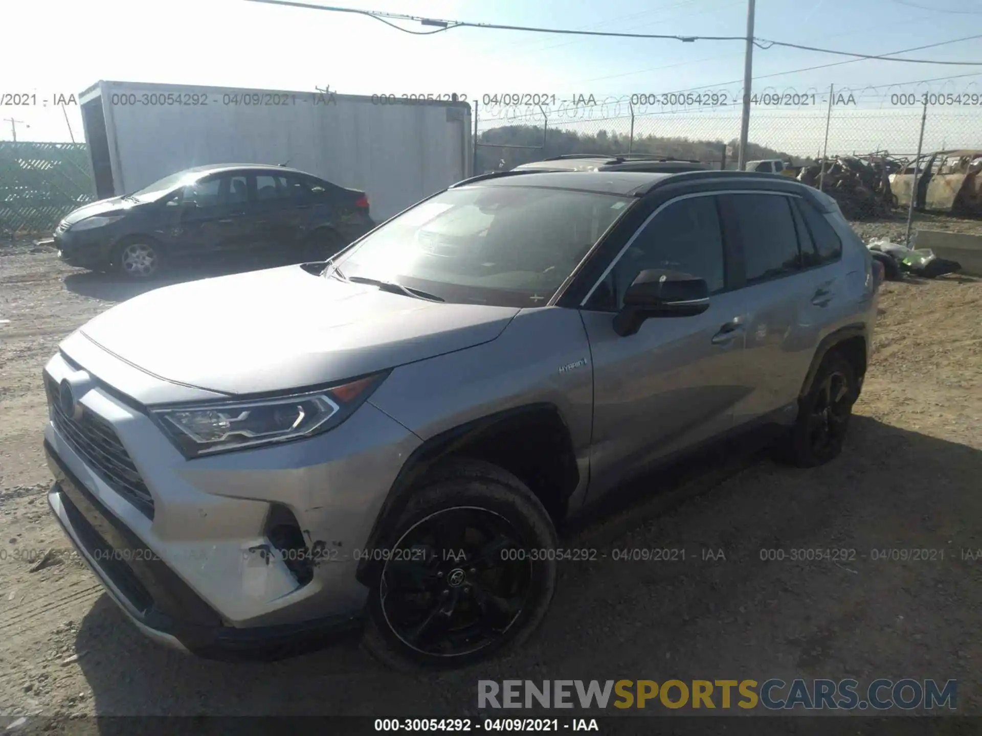 2 Фотография поврежденного автомобиля 4T3EWRFV6LU004677 TOYOTA RAV4 2020