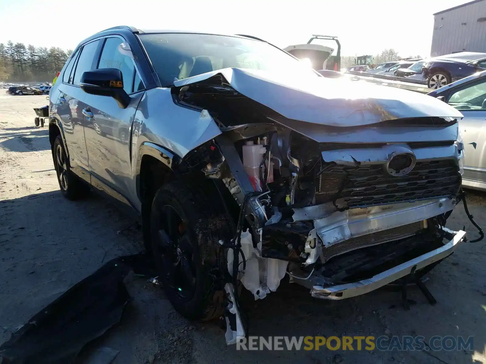 1 Photograph of a damaged car 4T3EWRFV7LU003506 TOYOTA RAV4 2020