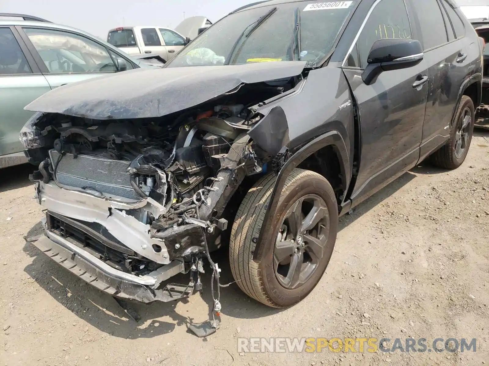 2 Photograph of a damaged car 4T3EWRFV8LU007869 TOYOTA RAV4 2020