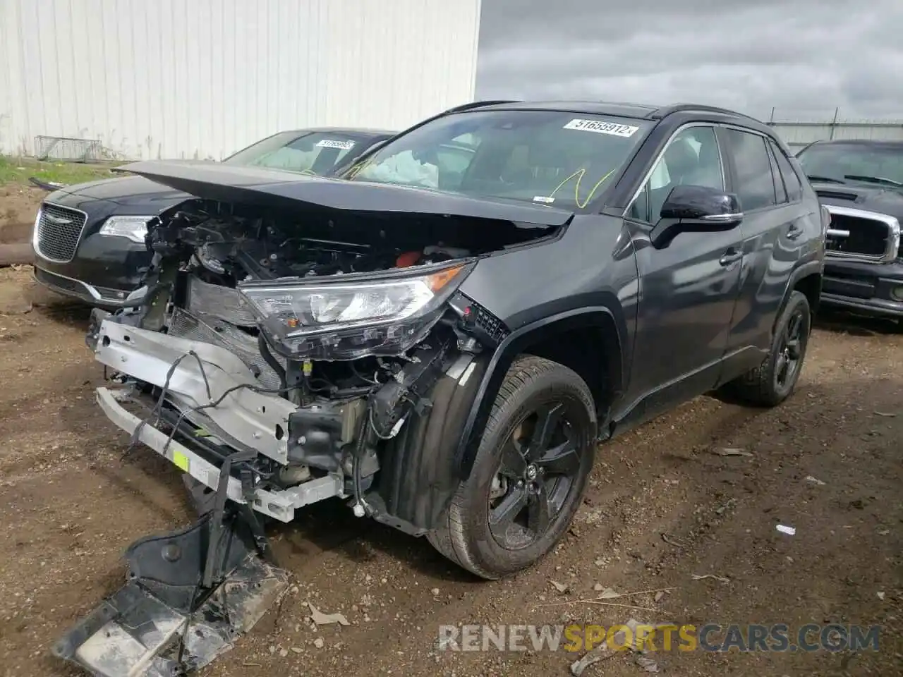 2 Photograph of a damaged car 4T3EWRFV9LU006794 TOYOTA RAV4 2020