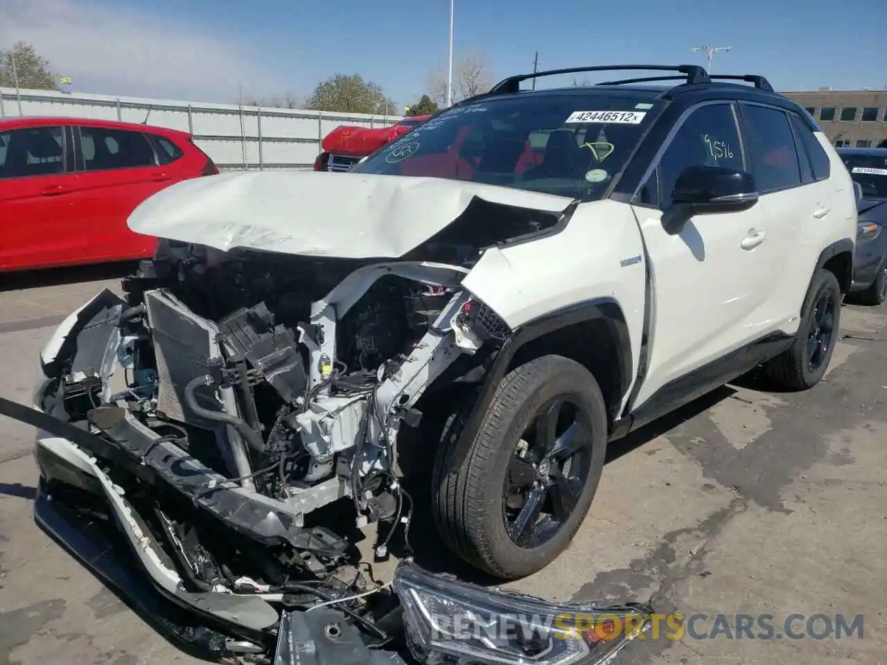 2 Photograph of a damaged car 4T3EWRFVXLU006559 TOYOTA RAV4 2020