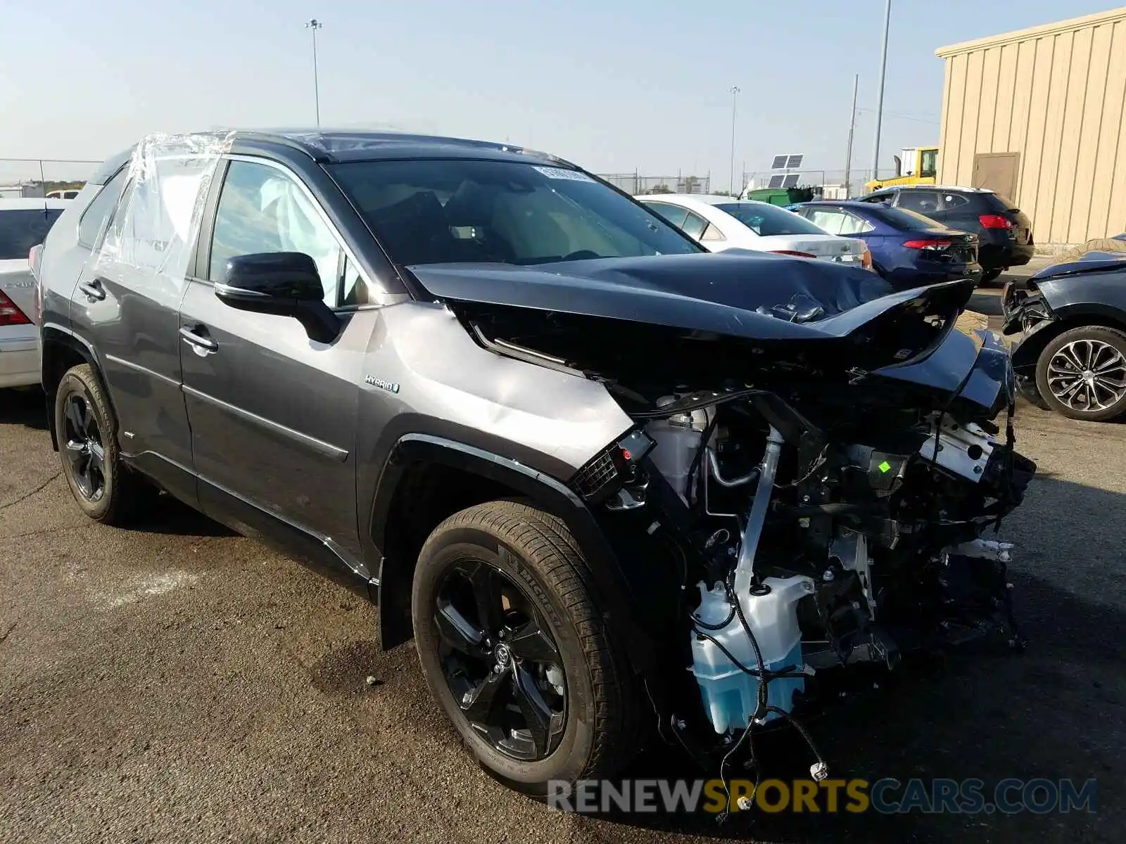 1 Photograph of a damaged car 4T3EWRFVXLU009915 TOYOTA RAV4 2020