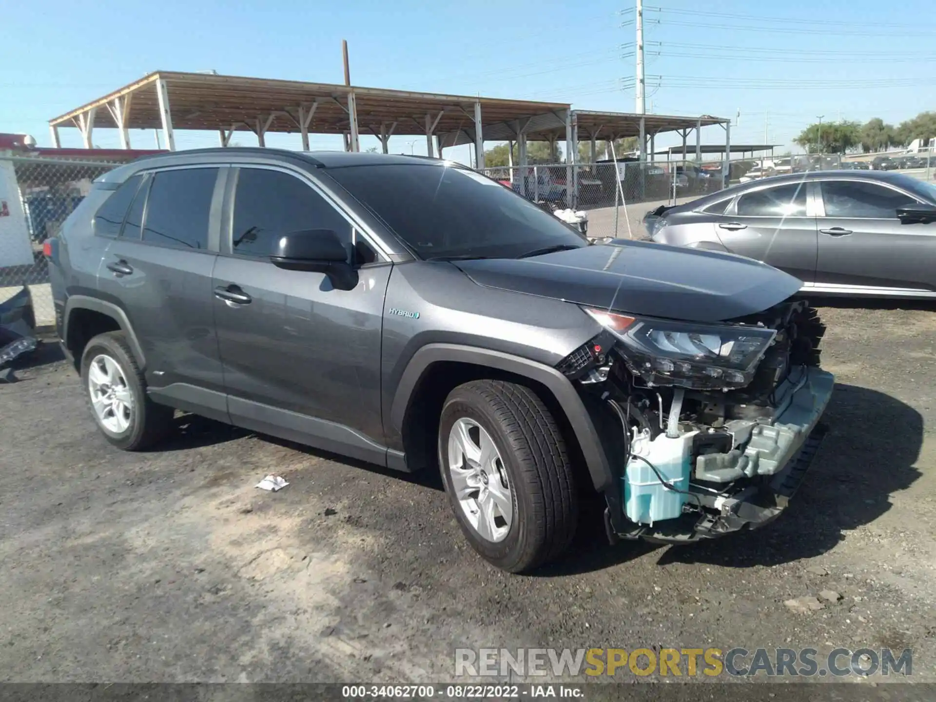 1 Photograph of a damaged car 4T3L6RFV2LU004795 TOYOTA RAV4 2020