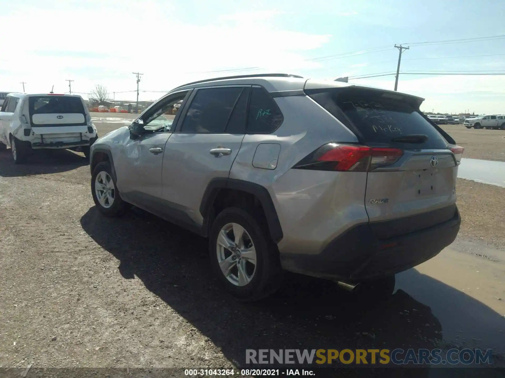 3 Photograph of a damaged car 4T3L6RFV6LU001608 TOYOTA RAV4 2020