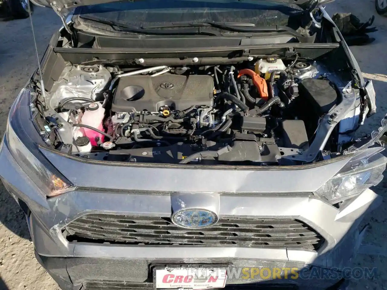 7 Фотография поврежденного автомобиля 4T3L6RFVXLU002132 TOYOTA RAV4 2020