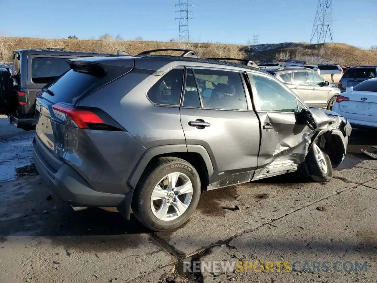 3 Photograph of a damaged car 4T3LWRFV1LU010071 TOYOTA RAV4 2020