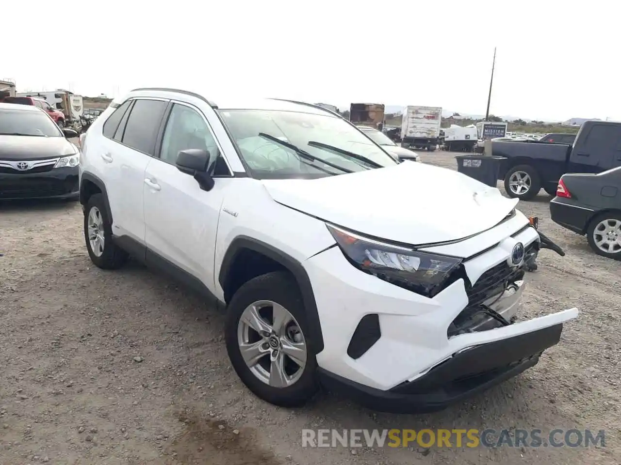 1 Photograph of a damaged car 4T3LWRFV6LU002175 TOYOTA RAV4 2020