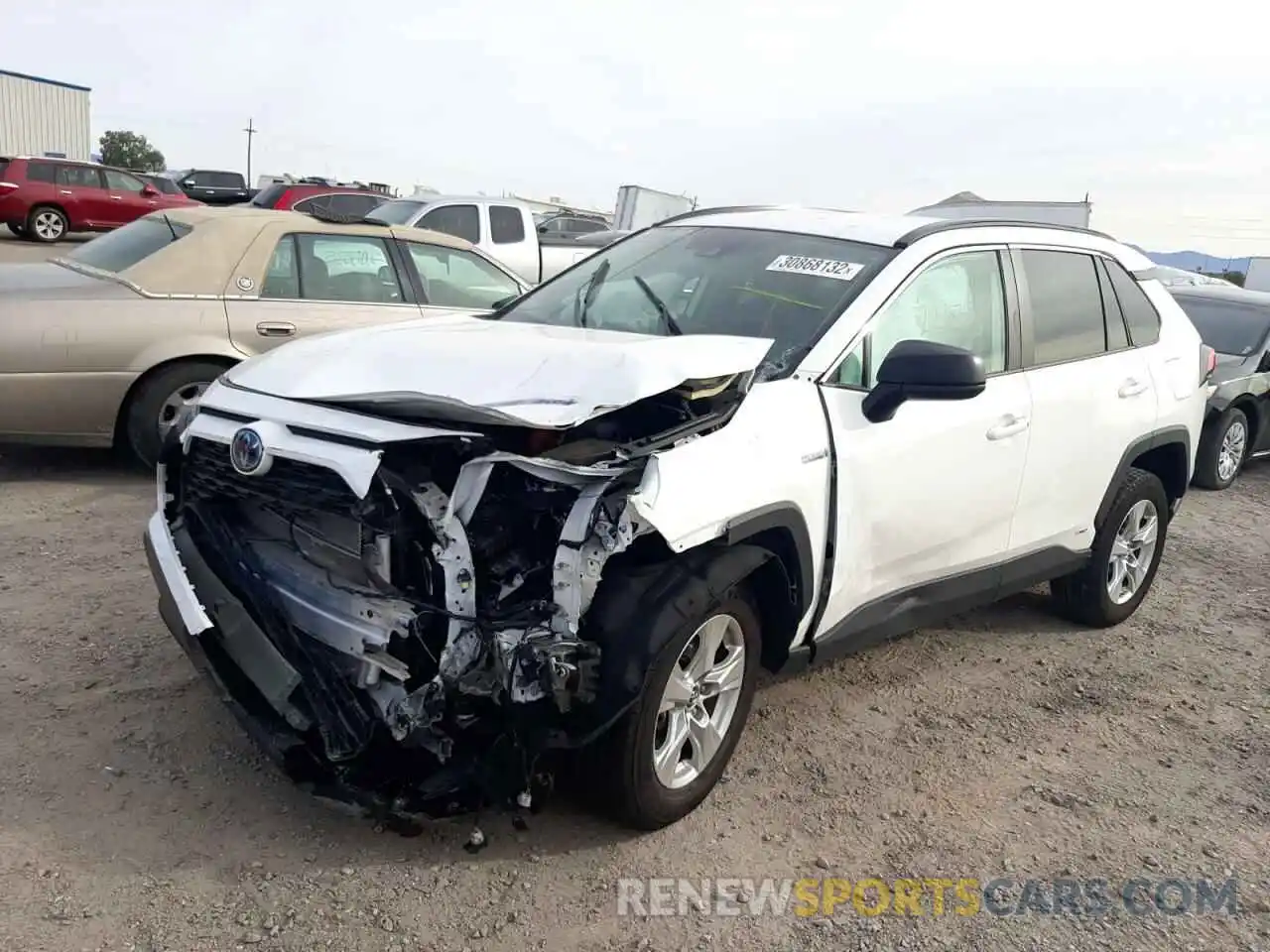 2 Photograph of a damaged car 4T3LWRFV6LU002175 TOYOTA RAV4 2020