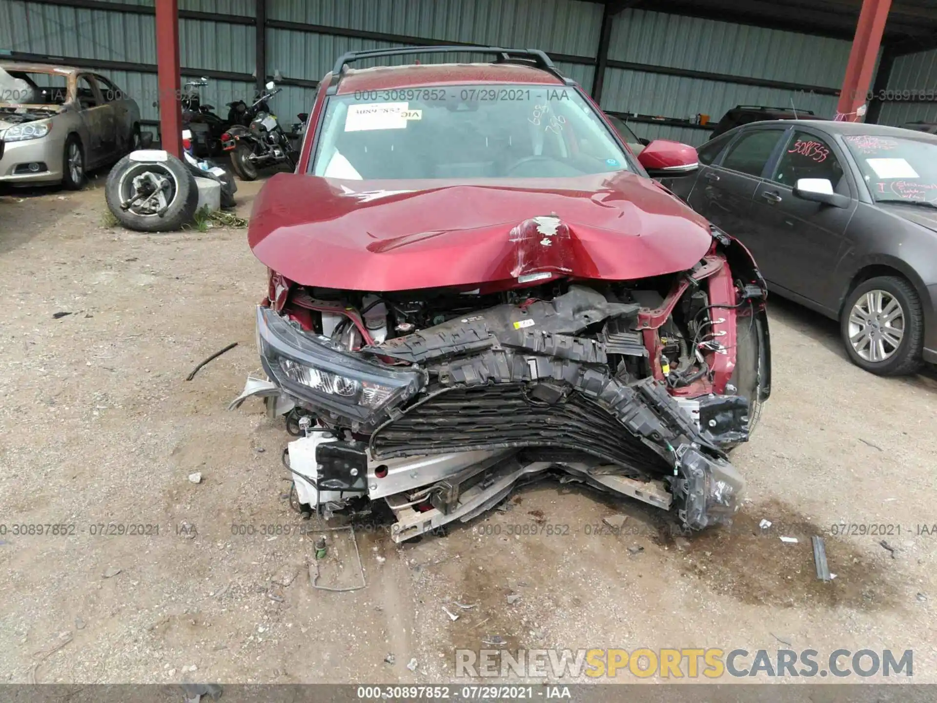 6 Photograph of a damaged car 4T3M6RFVXLU004886 TOYOTA RAV4 2020