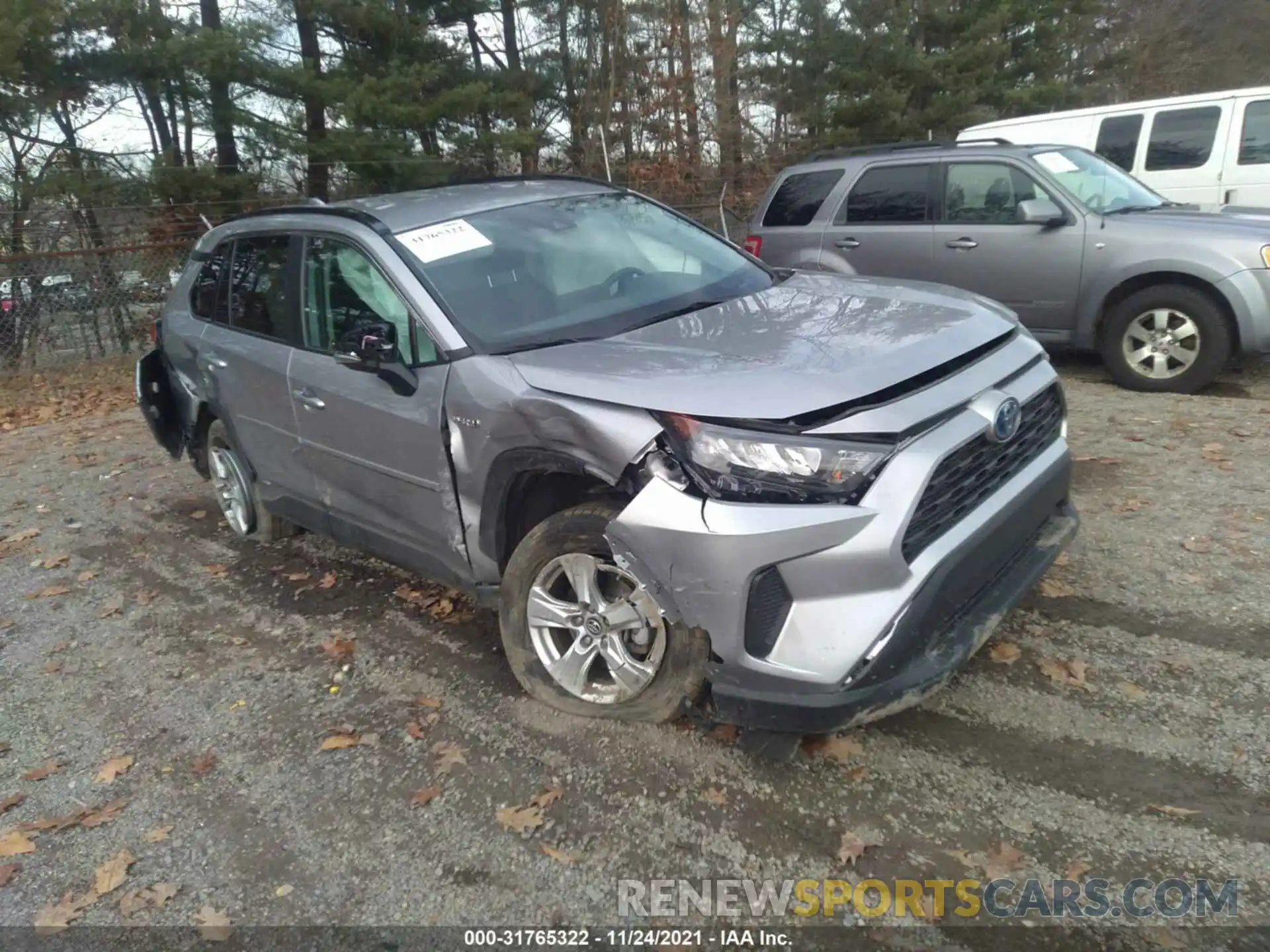 1 Photograph of a damaged car 4T3MWRFV0LU005738 TOYOTA RAV4 2020