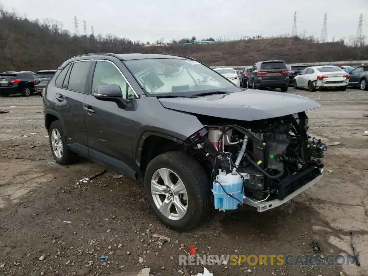 1 Photograph of a damaged car 4T3MWRFV0LU009191 TOYOTA RAV4 2020