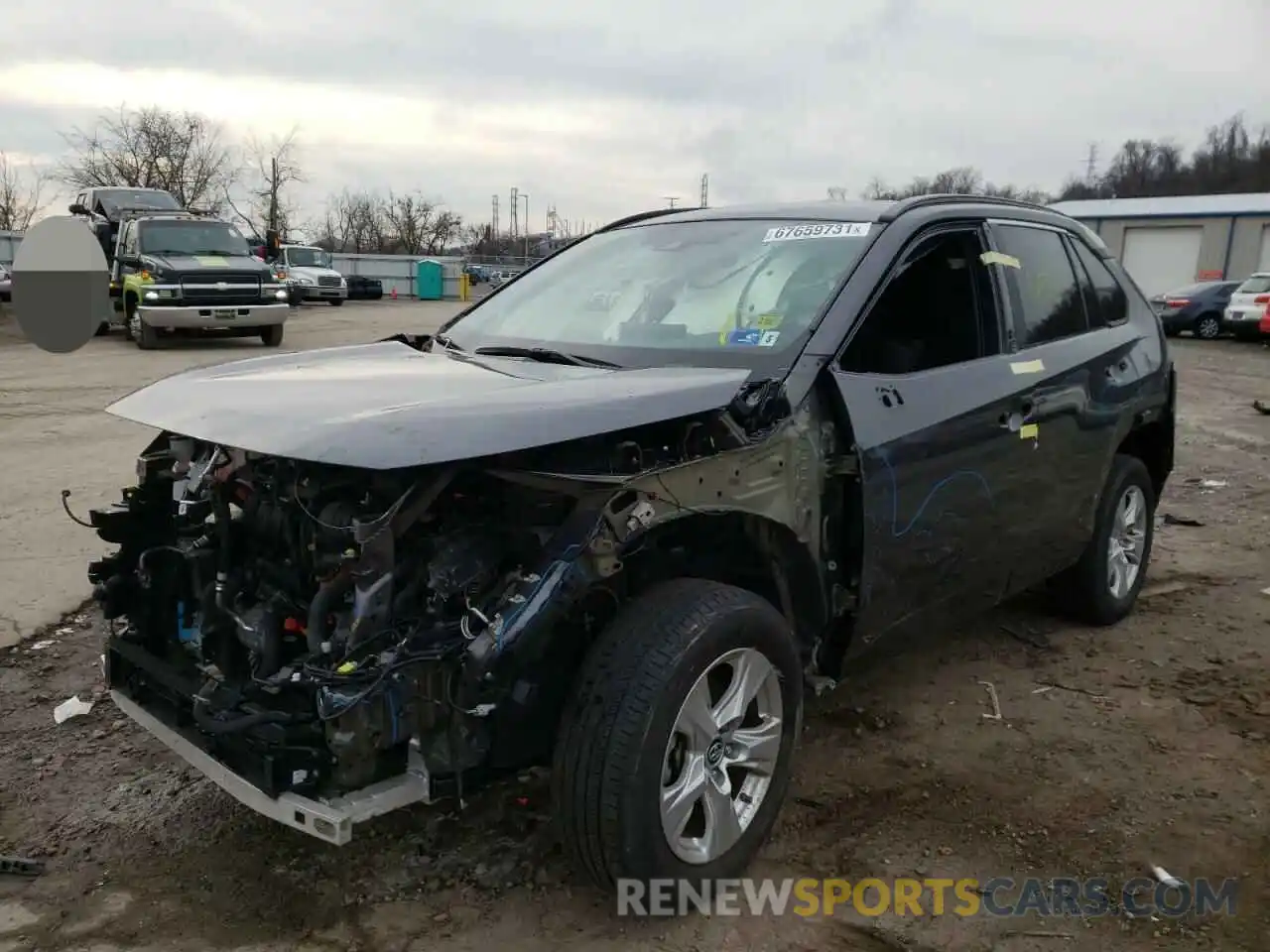 2 Photograph of a damaged car 4T3MWRFV0LU009191 TOYOTA RAV4 2020