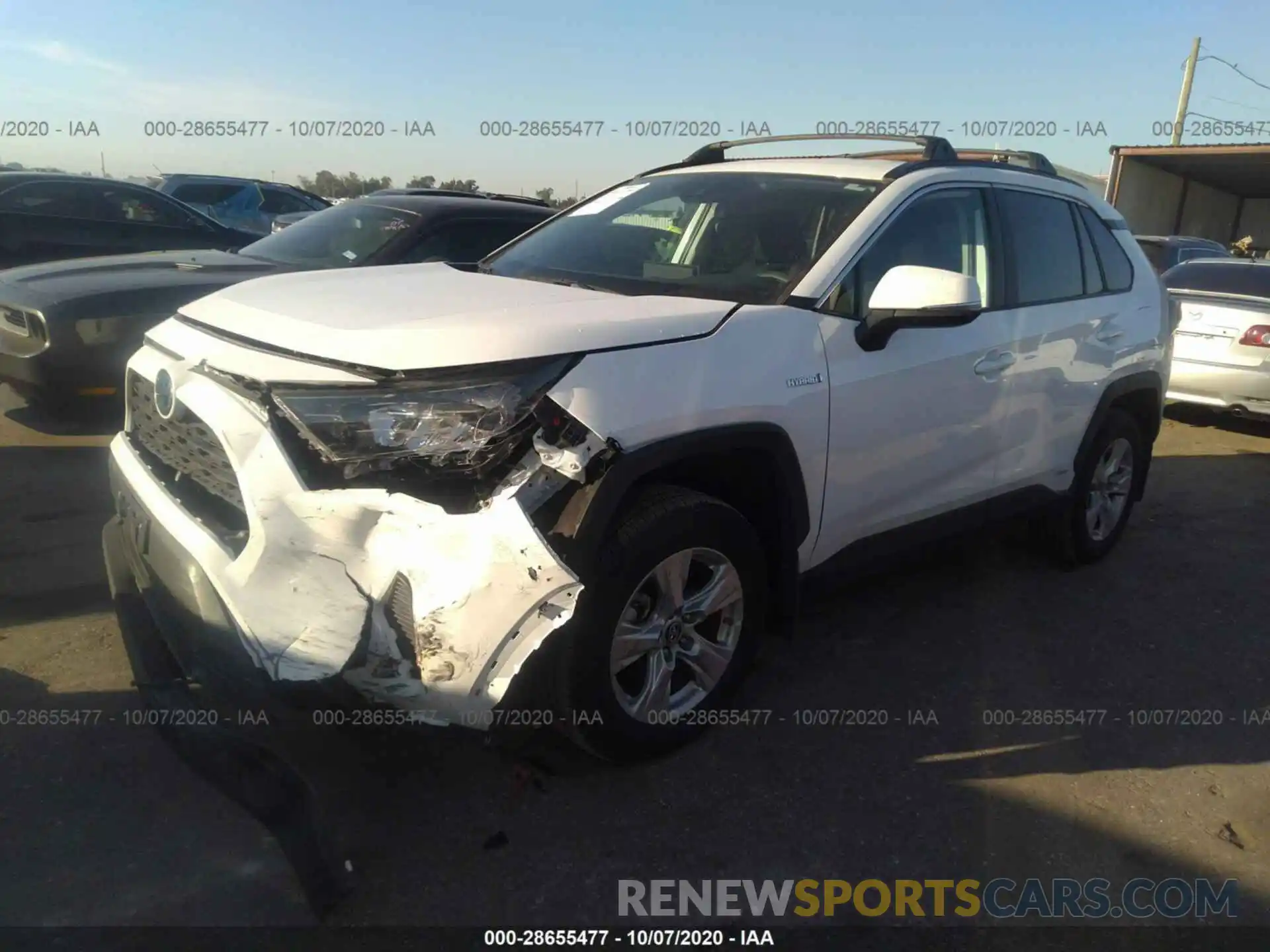 2 Photograph of a damaged car 4T3MWRFV3LU001375 TOYOTA RAV4 2020