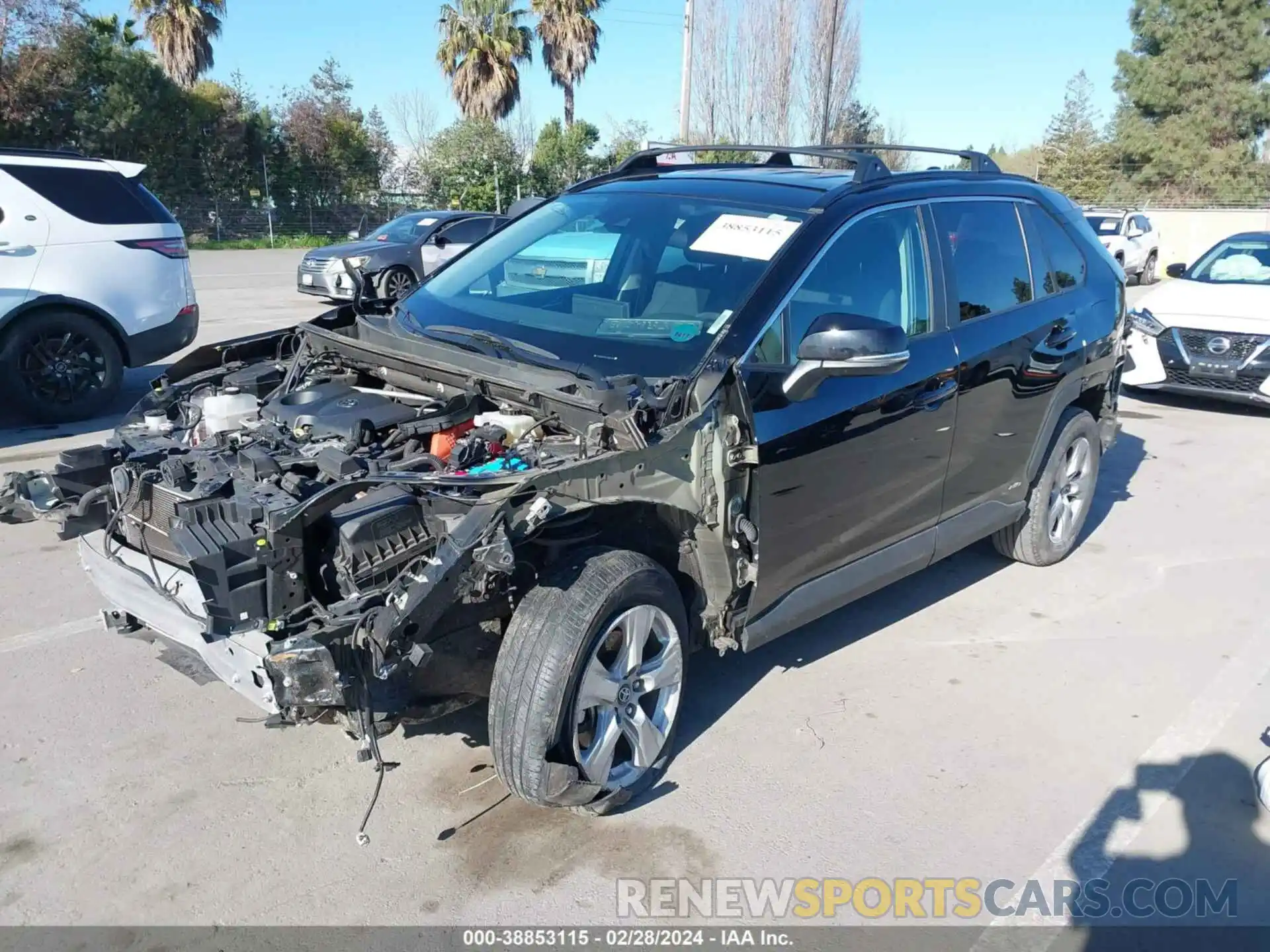 2 Photograph of a damaged car 4T3MWRFV3LU008181 TOYOTA RAV4 2020