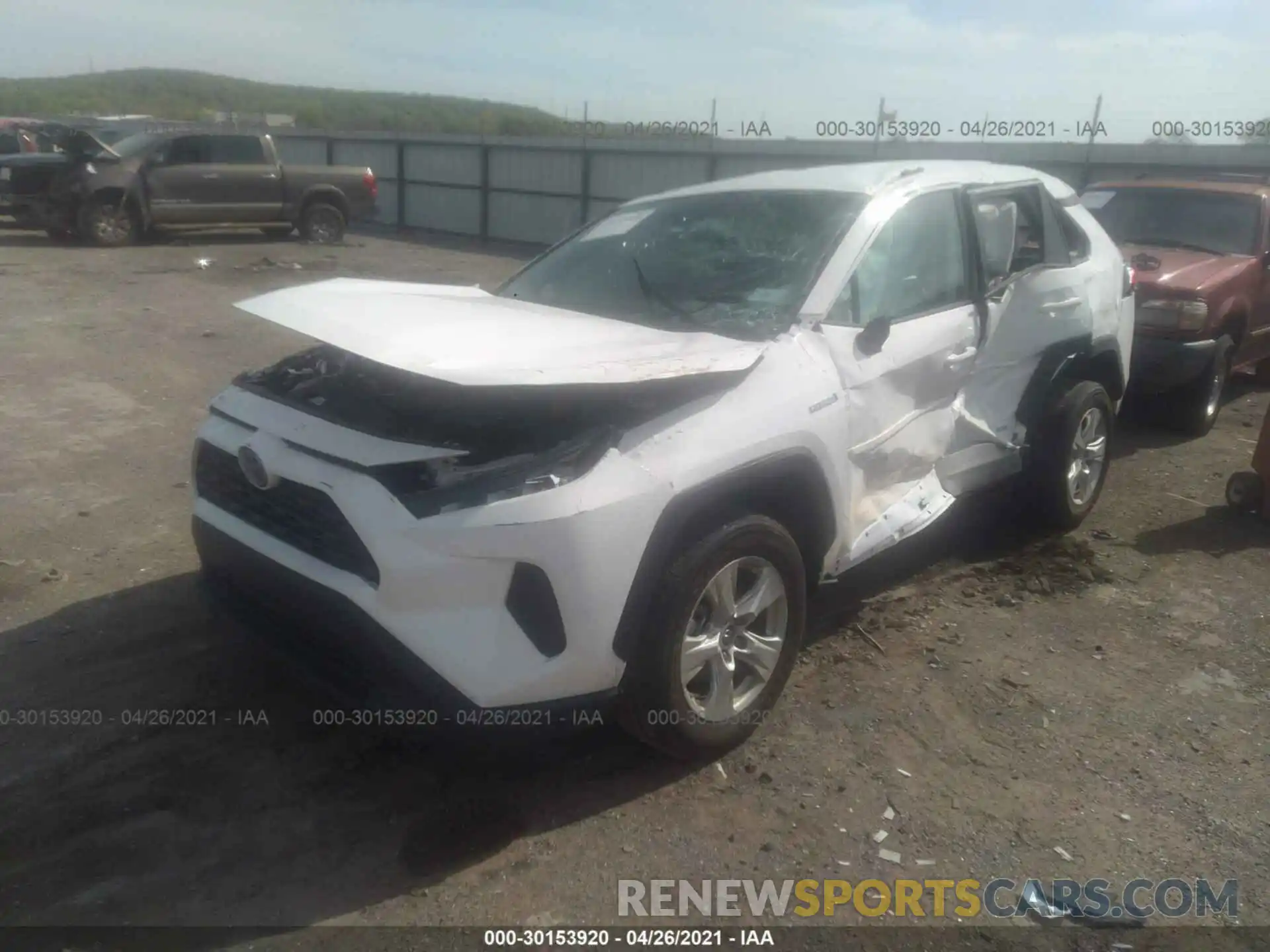 2 Photograph of a damaged car 4T3MWRFV4LU006181 TOYOTA RAV4 2020