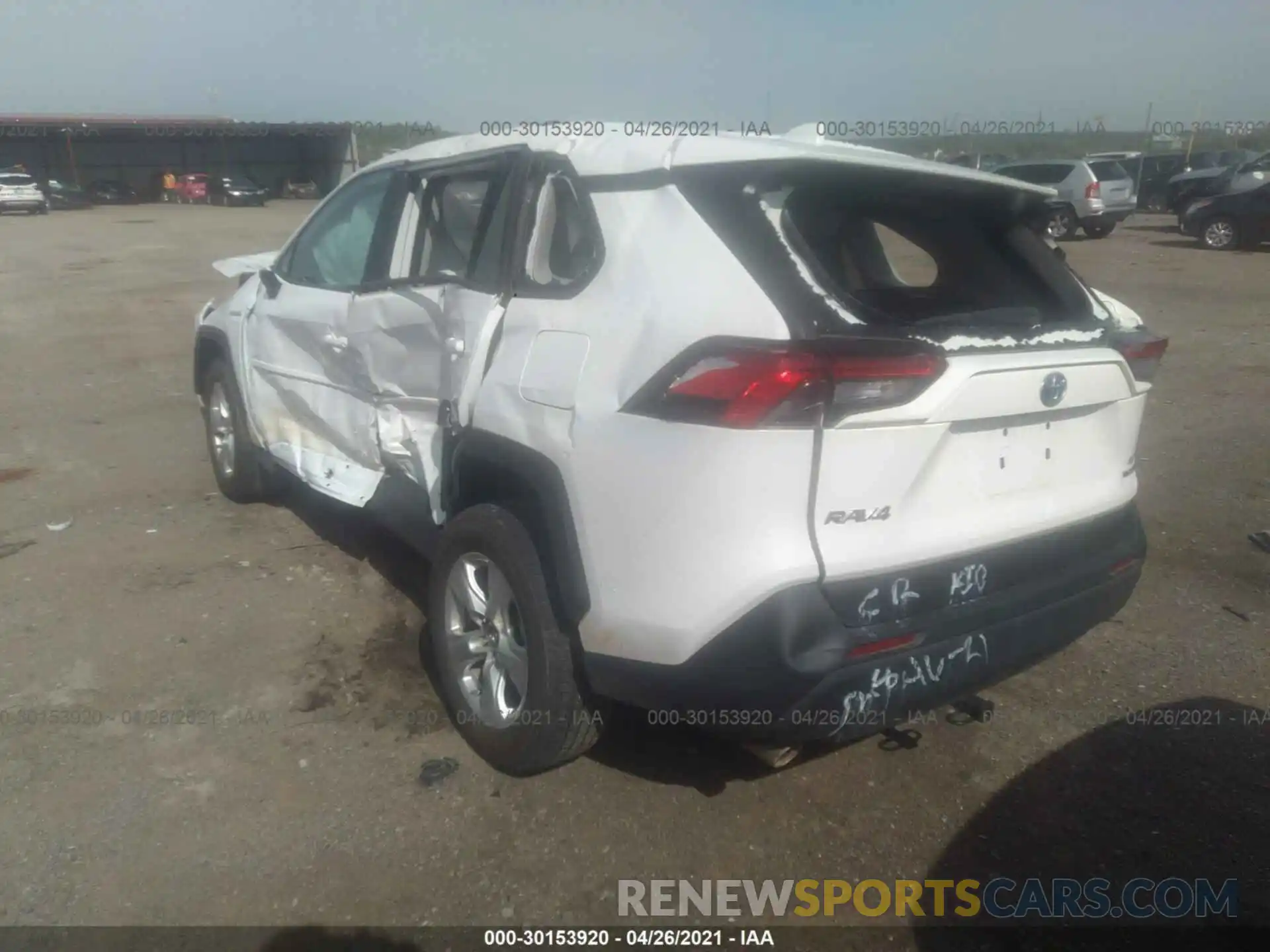 3 Photograph of a damaged car 4T3MWRFV4LU006181 TOYOTA RAV4 2020