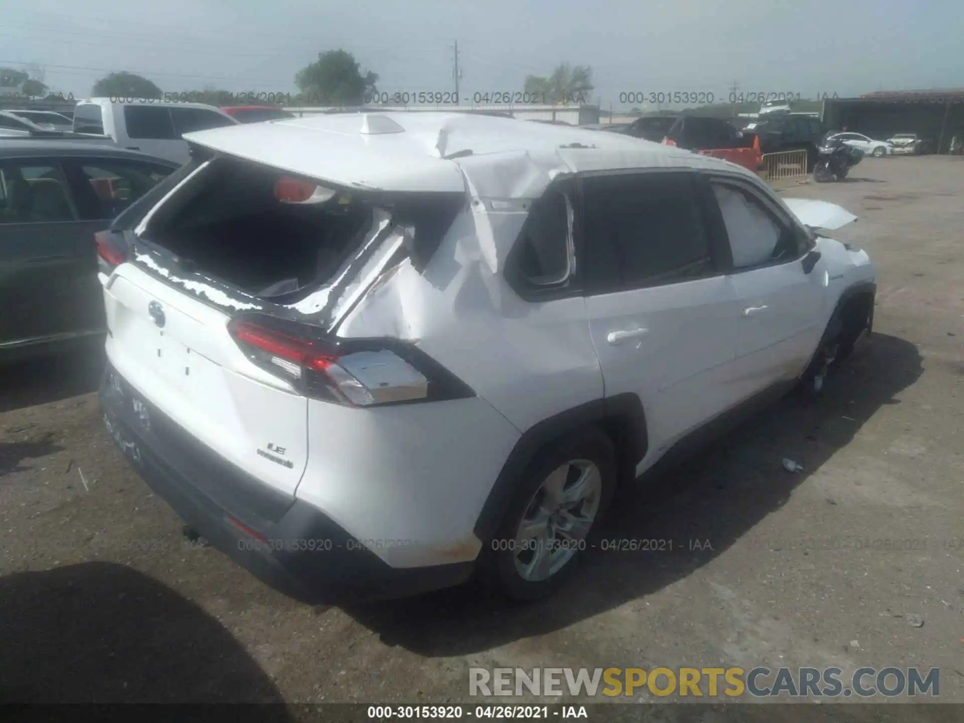 4 Photograph of a damaged car 4T3MWRFV4LU006181 TOYOTA RAV4 2020