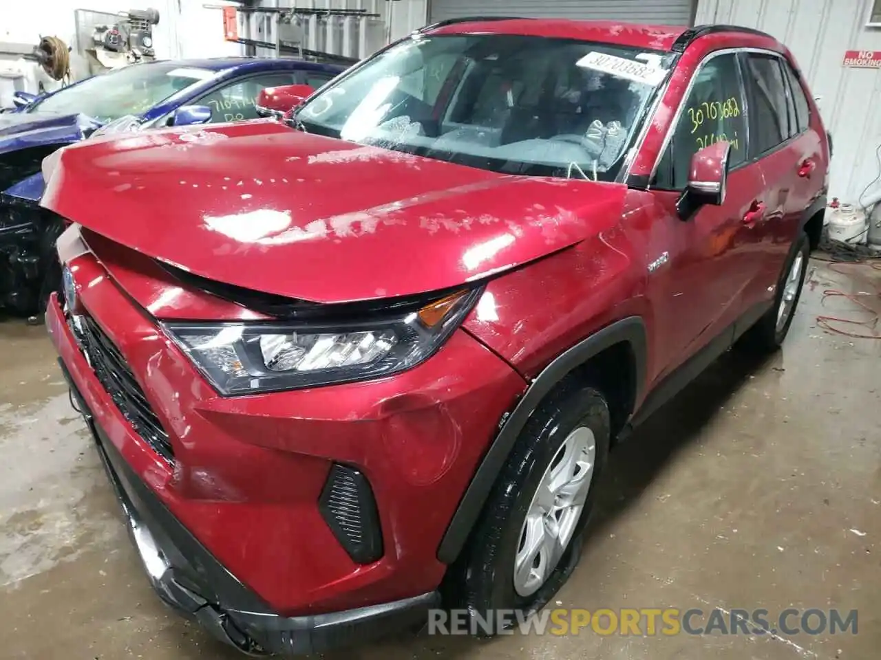 2 Photograph of a damaged car 4T3MWRFV9LU001784 TOYOTA RAV4 2020