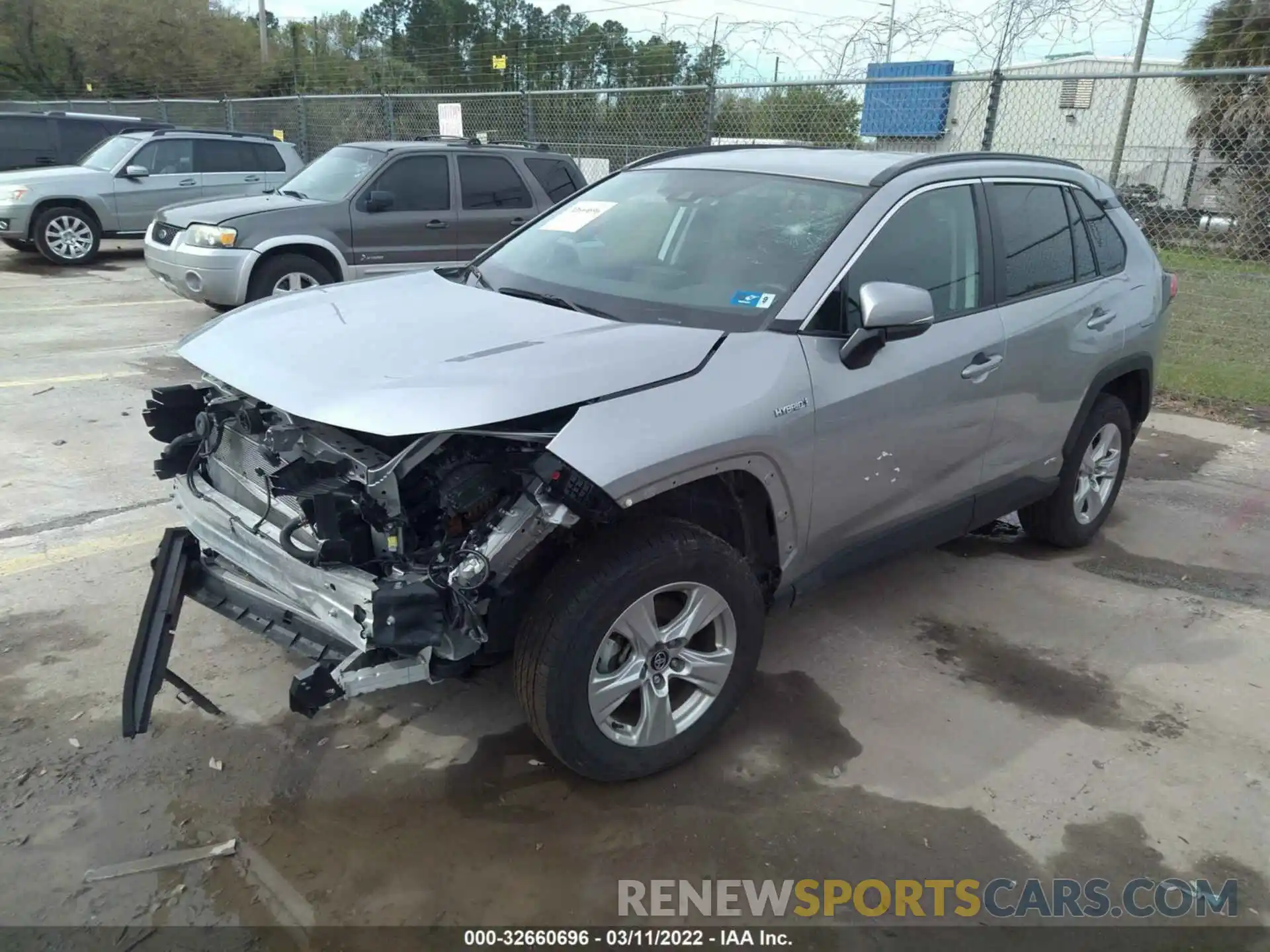 2 Photograph of a damaged car 4T3R6RFV4LU001701 TOYOTA RAV4 2020