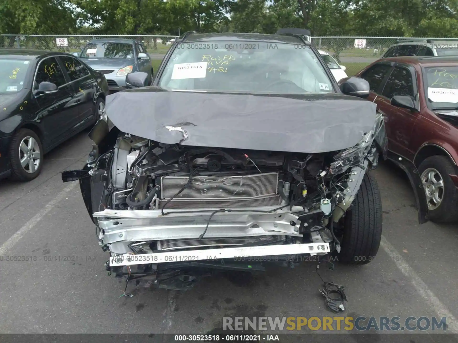 6 Photograph of a damaged car 4T3RWRFV1LU002854 TOYOTA RAV4 2020