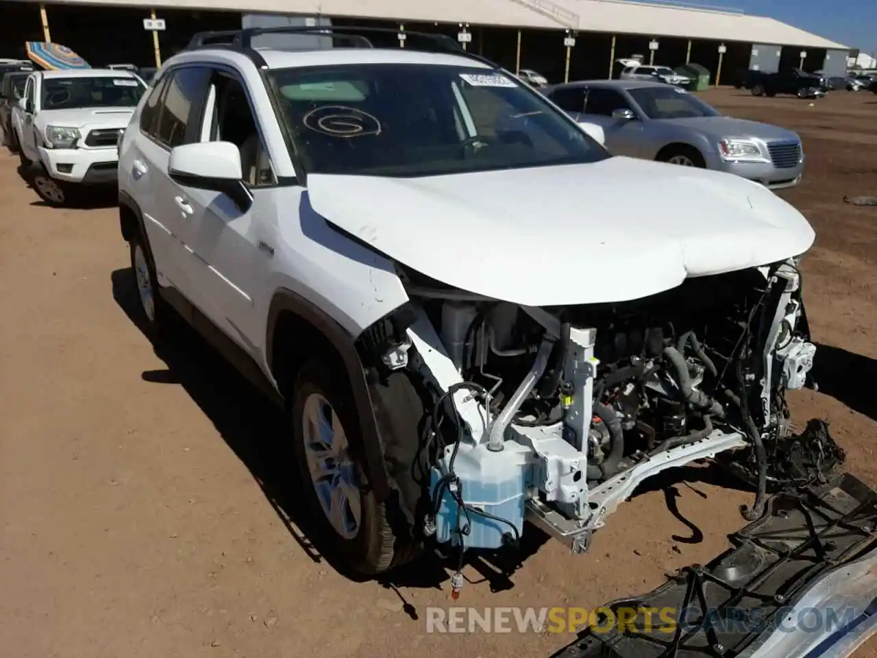 1 Photograph of a damaged car 4T3RWRFV1LU003454 TOYOTA RAV4 2020