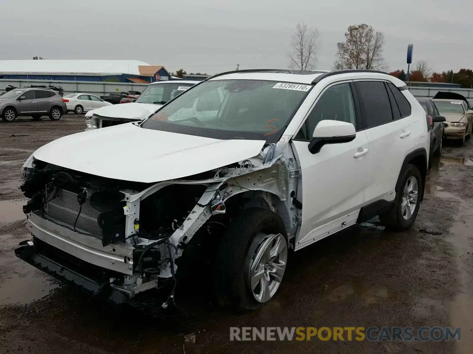 2 Photograph of a damaged car 4T3RWRFV1LU008265 TOYOTA RAV4 2020