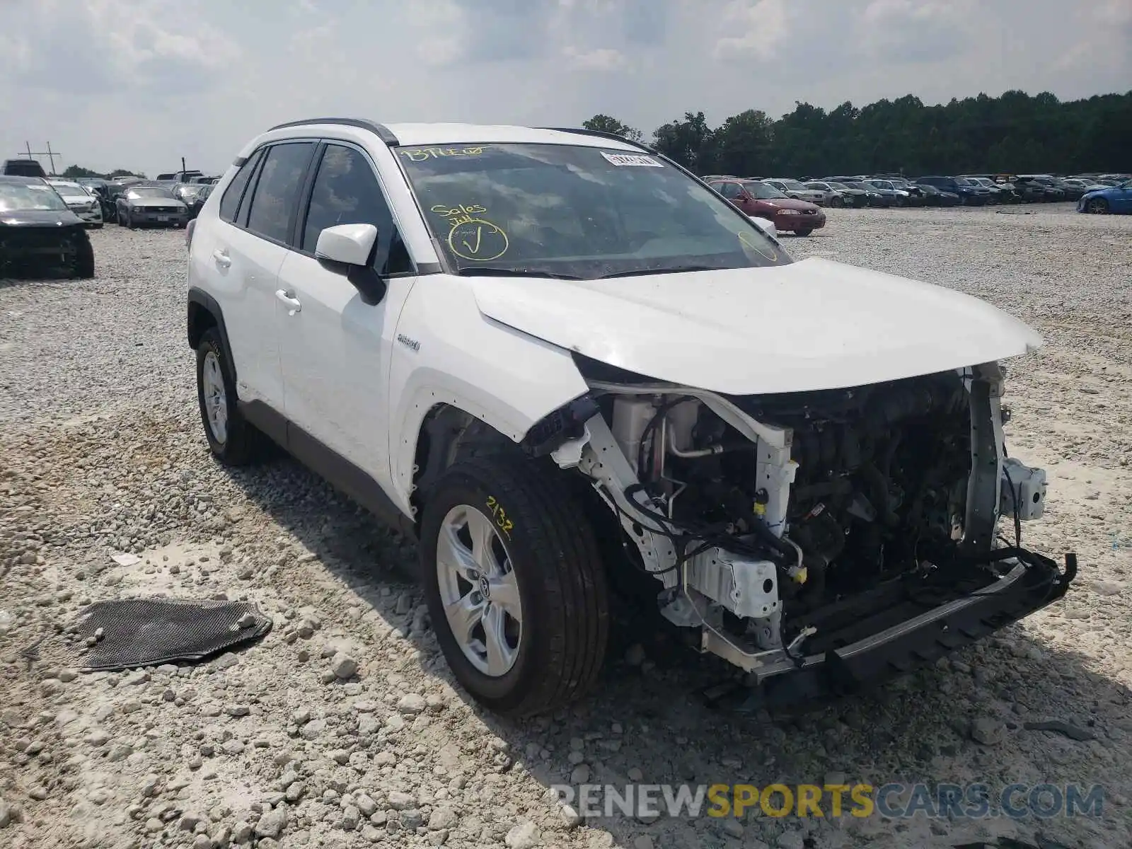 1 Photograph of a damaged car 4T3RWRFV2LU003110 TOYOTA RAV4 2020