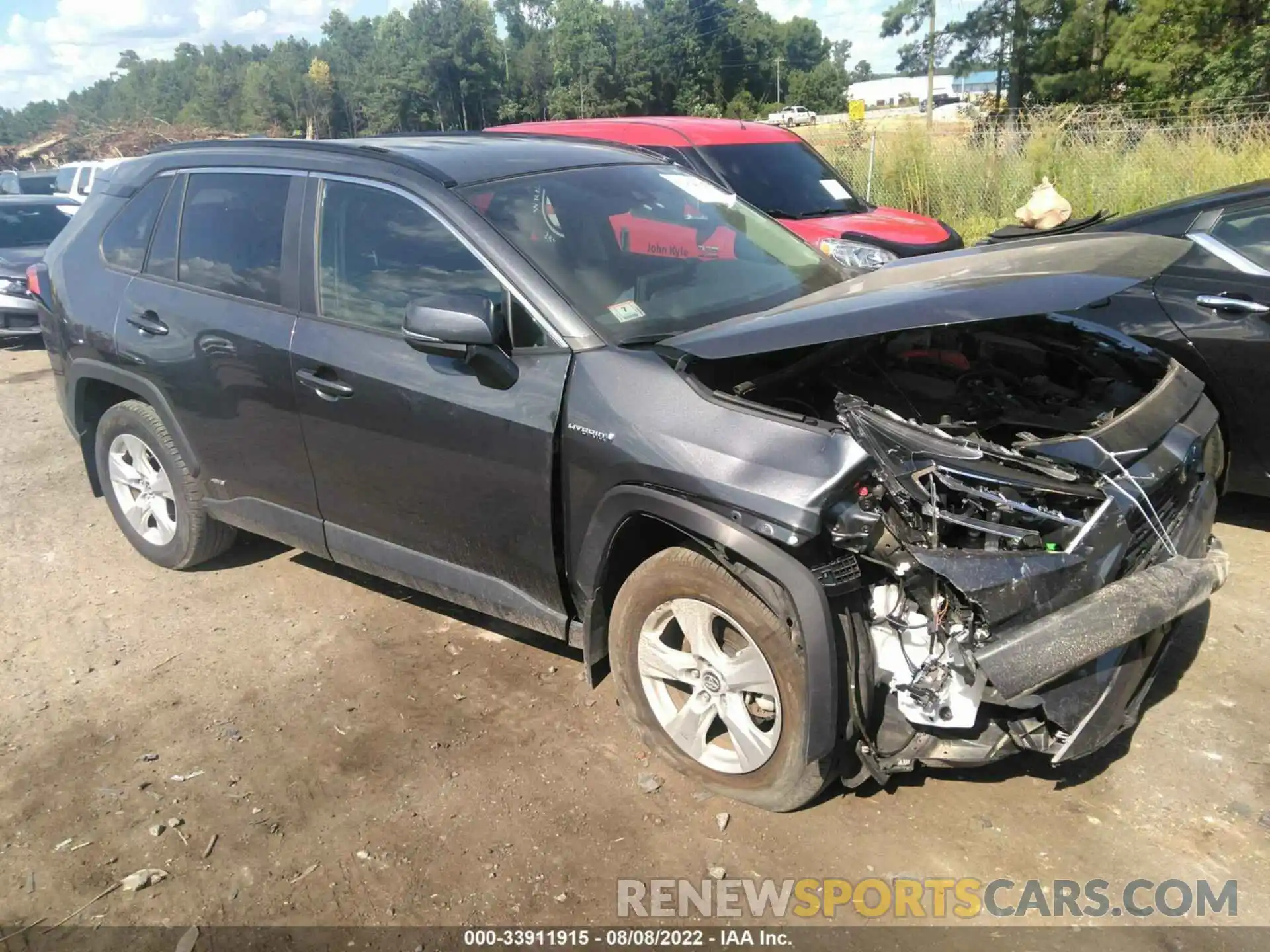 1 Photograph of a damaged car 4T3RWRFV3LU003598 TOYOTA RAV4 2020