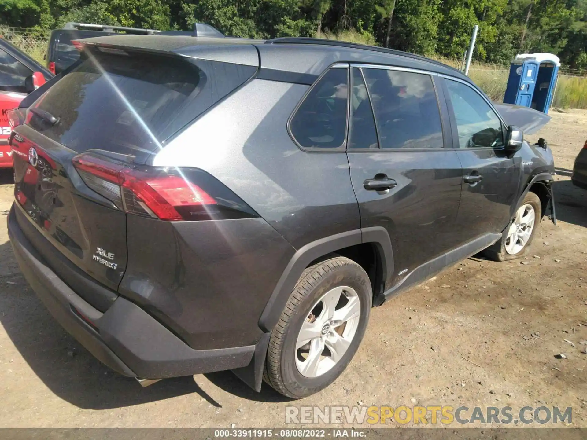 4 Photograph of a damaged car 4T3RWRFV3LU003598 TOYOTA RAV4 2020