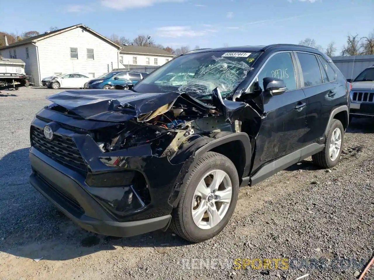 2 Photograph of a damaged car 4T3RWRFV3LU004699 TOYOTA RAV4 2020